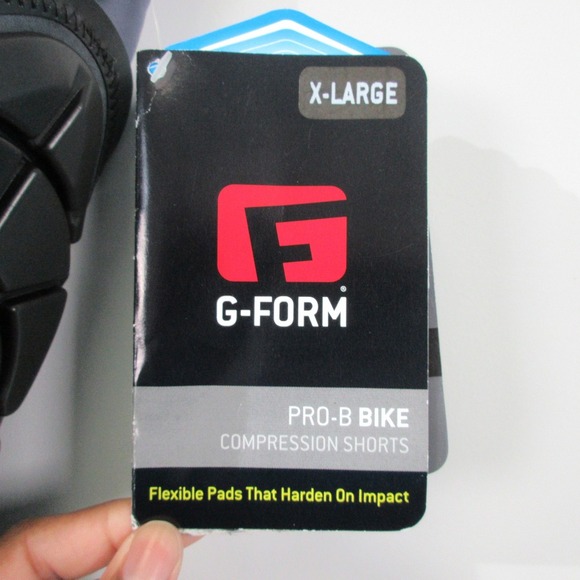 G-Form Pro-X Spark Run Bike Compression Shorts Men XL Gray Padded Cycling 334 - Picture 6 of 11